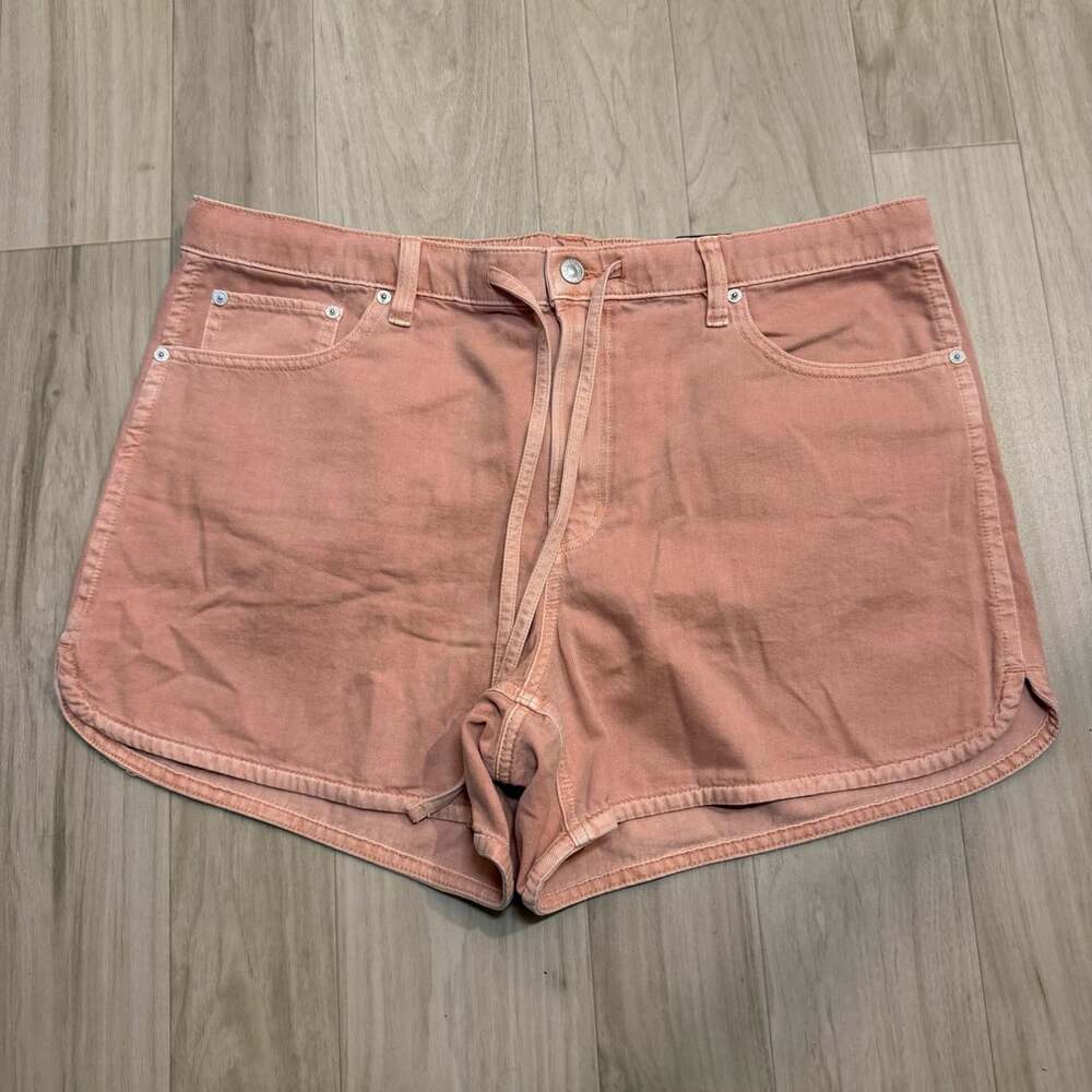 American Eagle Beachy Baggy Short Low-Rise Stretch Salmon Pink XL